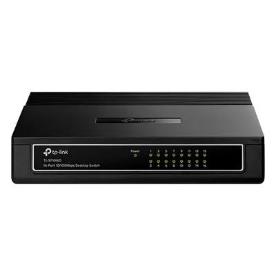 Switch de escritorio TP-Link TLSF1016D de 16 puertos 10/100 Mbps