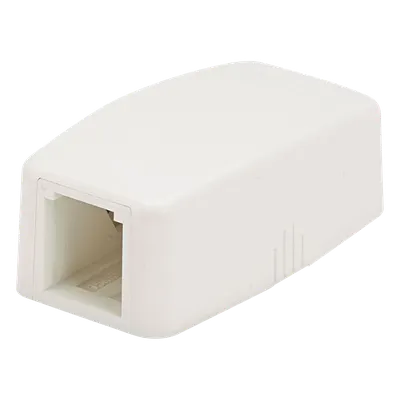 Caja de montaje en superficie PANDUIT CBXQ1IW-A de 1 puerto