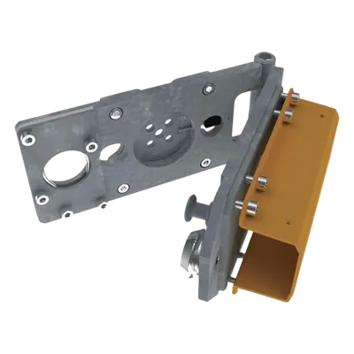 Sistema de Abatimiento / Barrera Vehicular GT4 / Brazo 4 m / 13 ft / Gabinete Gris o Acero Inoxidable