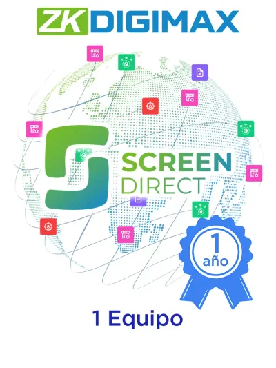 Software de señalización digital ZKTeco SD-STARTER-1Y para 1 pantalla