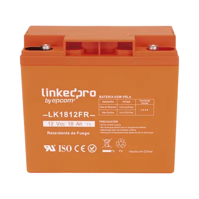 Batería de respaldo LINKEDPRO LK1812FR AGM-VRLA de 12 V y 18 Ah