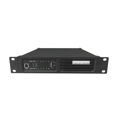 Convertidor de Fibra a Ethernet NovaStar | 10 Puertos Gigabit | 2 Puertos Ópticos 10G | Transmisión de Larga Distancia | Modo Simple  (CVT10M)