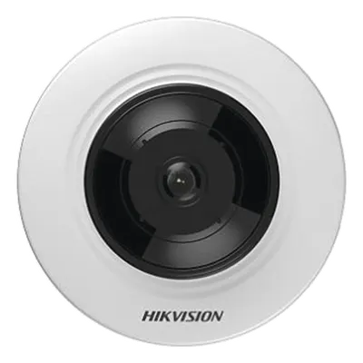 Cámara fisheye IP Hikvision DS-2CD2955G0-ISU de 5 MP con audio