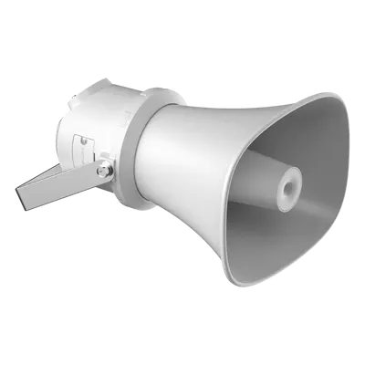 Bocina IP tipo trompeta HIKVISION DS-QAZ1307G1T-E(C) de 7 W