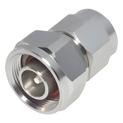 Adaptador en Línea / 4.3-10 Macho a N Macho / 50 Ω / Hasta 5,500 MHz / PIM ≤-160 dBc / VSWR ≤1.10:1