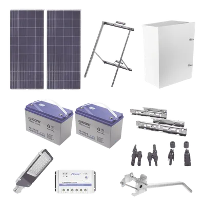 Kit de energía solar para alumbrado de 60 W