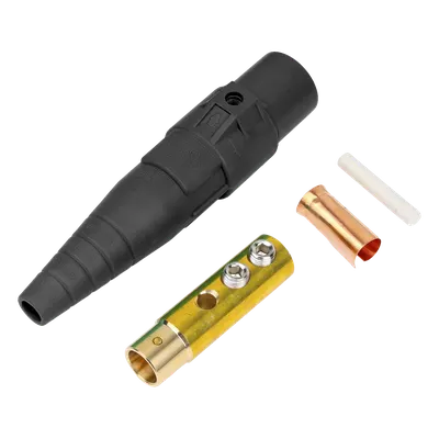 Conector Camlock Hembra / 400 A / AC 600 V / Abrazadera Compresión / Cable 2/0 AWG a 4/0 AWG / Plástico Ingeniería