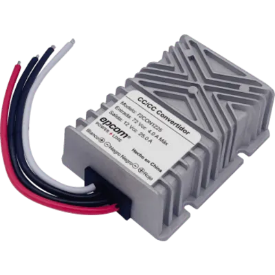 Convertidor de CD-CD / 20-90 Vcc de entrada / 12 Vcc de salida / 25 Amp Continuos