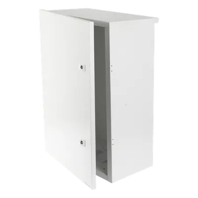 Gabinete para instalación de 2 Baterías PL110D12, Fabricado en Lámina Galvanizada, Accesorios para piso o poste (No incluidos) (EI-PCB-04-07-03-W3S)
