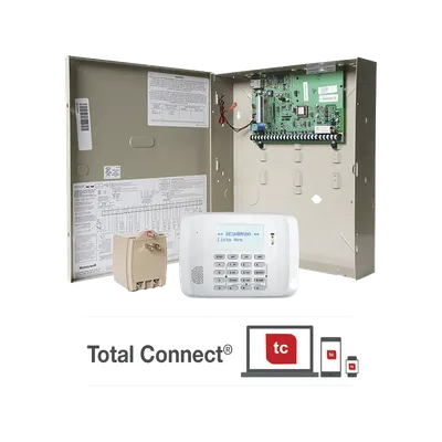 Panel de alarma serie VISTA / Módulo IP integrado para AlarmNet / Teclado alfanumérico 4 líneas / Receptor inalámbrico integrado / 2 particiones