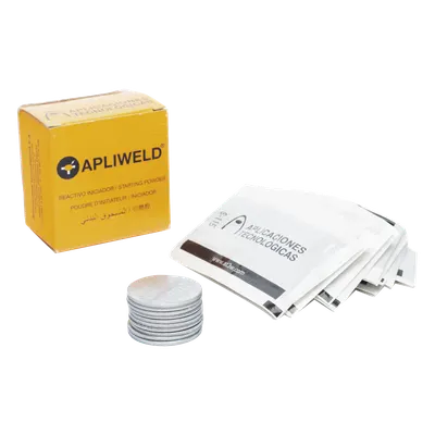 Tabletas de Soldadura Exotérmica ApliWeld-T / Compuesto Ø43 mm / 20 Piezas / Unión Molecular Permanente / Alta Conductividad