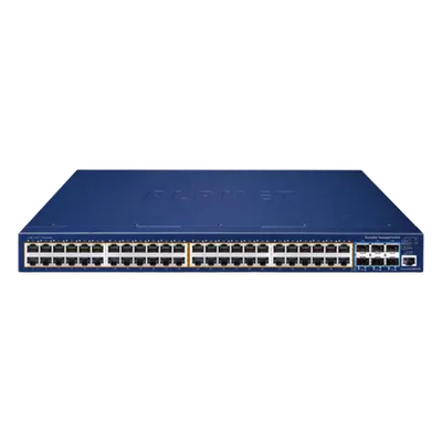 Switch administrable PLANET SGS-6310-48P6XR PoE+ para redes empresariales