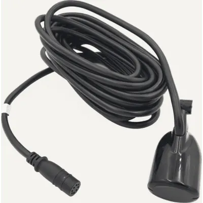 Transductor Skimmer / CHIRP Dual 83/200 kHz / 7 Pines / Alcance 300 m (984.3 ft) / Montaje sin Perforación