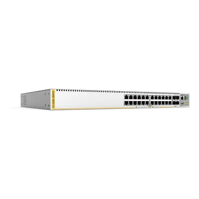 Switch Capa 3 / 24 x Gigabit / 4 x SFP+ 10G / Stackeable / Doble Fuente / 128 Gbps / 95.2 Mpps