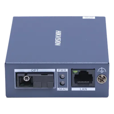 Convertidor de medios Hikvision DS-3D01T-A(B) para fibra de 20 km