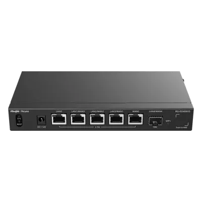 Router balanceador SD-WAN Ruijie RG-EG406XS para redes empresariales