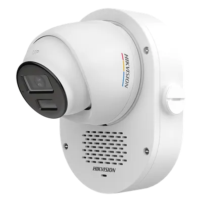 Cámara Turret Hikvision DS-2CE73DF0T-LXTS con audio bidireccional