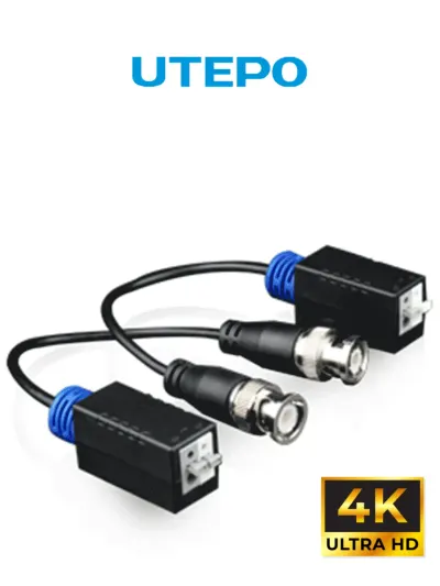 Transceptores de video UTEPO UTP101P-HD para CCTV hasta 4K