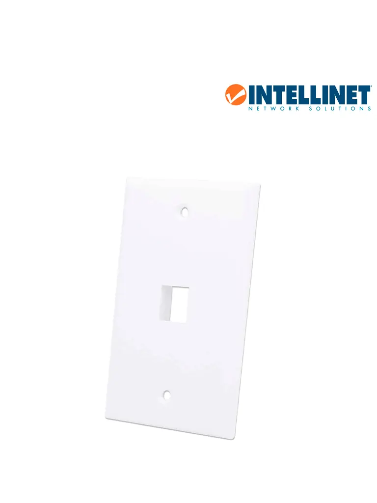 Tapa de pared INTELLINET 163286 para una salida de red