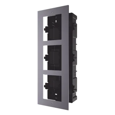 Marco empotrado Hikvision DS-KD-ACF3 para tres módulos de videoportero