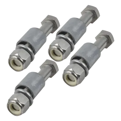 Juego de Tornillos para Placa Igualadora / Acero 1/2 x 3 pulgadas / Rosca Profunda / Acabado Galvanizado