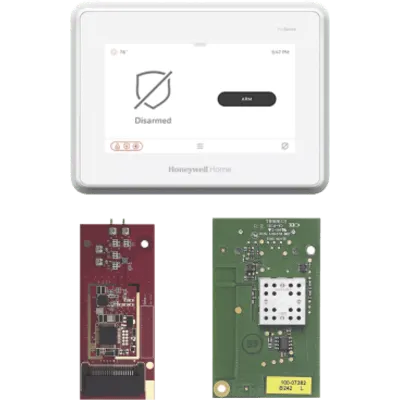 Panel de alarma Honeywell Home Resideo PROA7FATAKEOVR1 con pantalla de 7 pulgadas