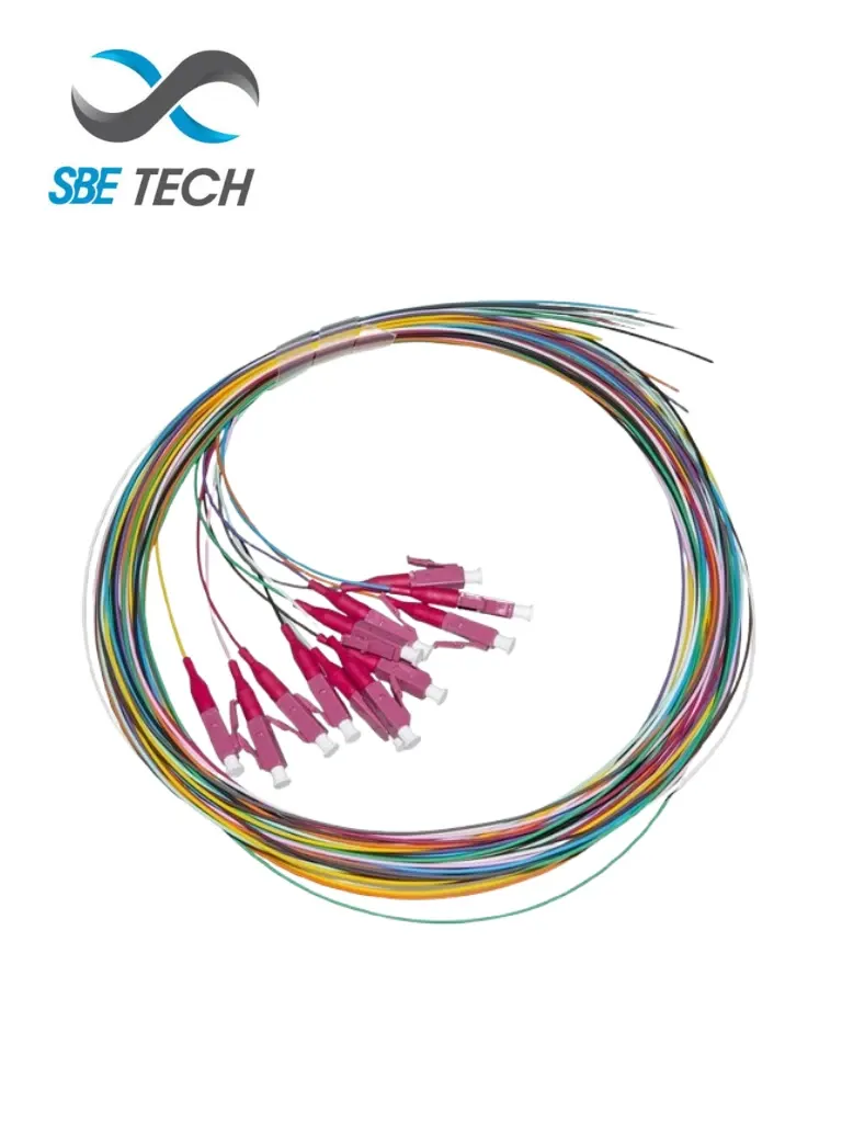 Pigtail de fibra óptica SBE TECH SBE-PIGLC2M50M412P LC OM4 de 2 m