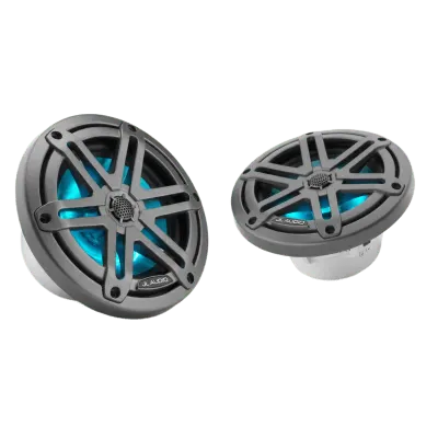  JL Audio M3 / Altavoz Marino Coaxial 6.5" / 60W RMS / 4Ω / Cono de Polipropileno con Mica / Tweeter de Cúpula de Seda 19 mm (0.75") / Iluminación RGB LED / Versiones Clásico y Deportivo