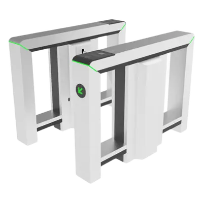 Torniquete de Barrera Flap / Plataforma Sólida 50-100 mm / Ancho 1355 mm / Altura 1010 mm / Tapas Desmontables / Mantenimiento Accesible