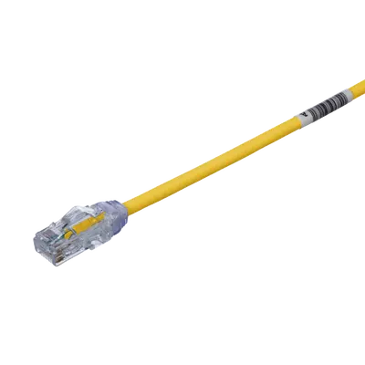 Cable de parcheo PANDUIT UTP28X8INYL Cat6A amarillo de 20.3 cm
