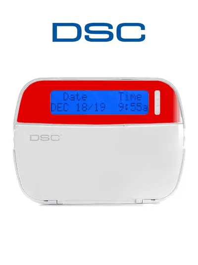 Teclado cableado LCD DSC HS2LCD RED para PowerSeries NEO