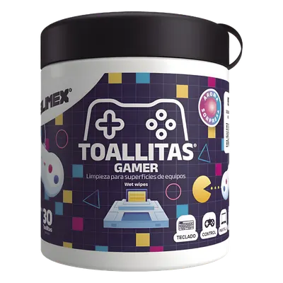 Toallitas de limpieza SILIMEX TOALLITAS-GAMER para equipos gaming