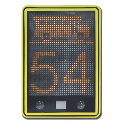 Radar de velocidad / 3 dígitos / LED 32x40 ámbar / 24.150 GHz / -20°C a +70°C / 3.54 x 2.56 x 0.43 ft