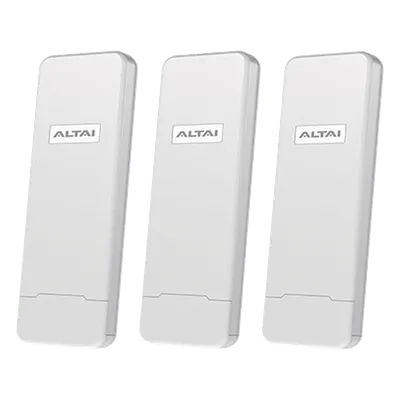 Kit WiFi hotspot comunitario Altai Technologies 3-PACK-C1N, 300 Mbps