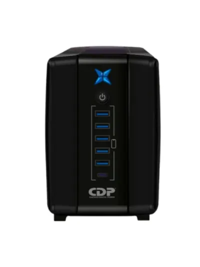 No-break UPS CDP R-UPR758 de 750VA/375W con 8 salidas