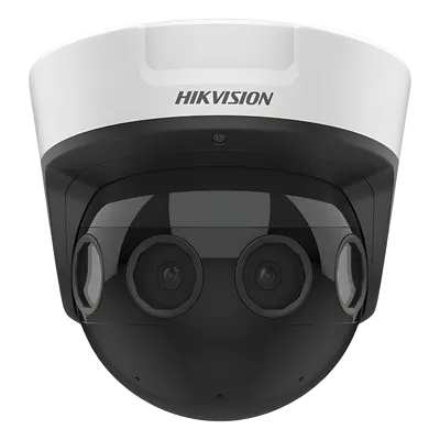 PanoVu Series / Vista Panorámica 180° / 16 Megapixel en Total / 4 Lentes 2.8 mm (4 Lentes 4 Megapixel) / 20 mts IR / Exterior IP67 / IK10 / 12 Vcc / PoE+ / Micro SD