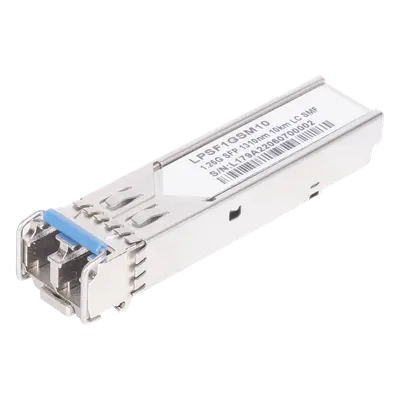 Transceptor SFP+ / 1.25 Gbps / 1310 nm / Monomodo / 10 km / LC Dúplex