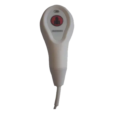 Pulsador de Cama con Indicador LED / Grabado Braille / IP65 / Cable Ignífugo 2 m (6.6 ft) / Conector Mini-Jack