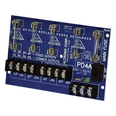 Módulo de distribución de energía ALTRONIX PD4 con 4 salidas