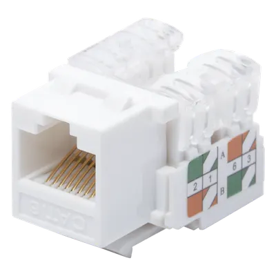 Módulo jack keystone Cat6 LINKEDPRO LP-KJ-601-WH blanco RJ45