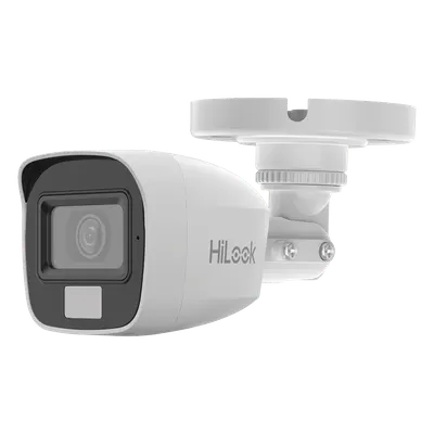 Cámara bala HiLook THC-B127-LMS Full HD con Dual Light y audio