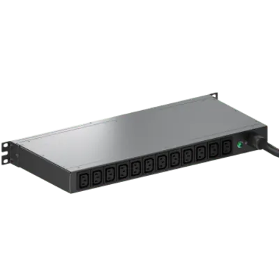 PDU Monitoreable / 12 Salidas C13 / NEMA L6-20P / Rack 1 UR 19 in / 100-240 Vca / 20 A / 3 m (9.8 ft)