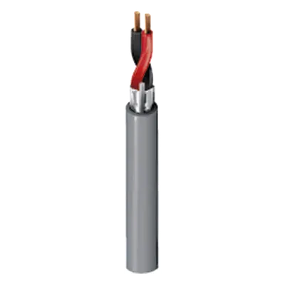 Cable Multipropósito para Alarma / 2x16 AWG / Blindado / CMR Riser / 305 m (1000 ft) / Gris