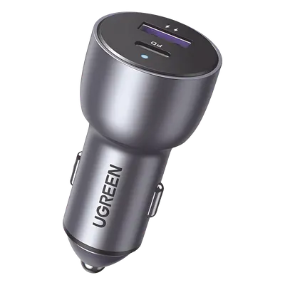 Cargador para auto UGREEN 60980 de 42.5 W con puertos USB-A y USB-C