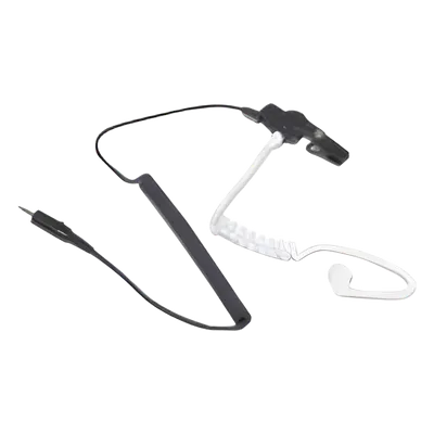 Audífono de tubo acústico / Conector 2.5 mm / Diseño ergonómico / Clip de sujeción