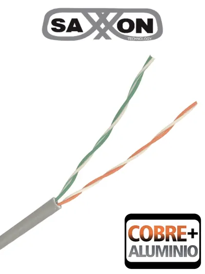 Cable UTP Cat 3 SAXXON OCAT3CCA de 305 m, 2 pares
