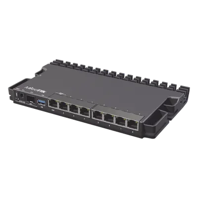 Router / CPU 4 Núcleos ARM 1.4 GHz / 9 Puertos / 7 Gigabit + 1 2.5G + 1 SFP+ 10G / Switch Marvell 10 Gbps / Refrigeración Pasiva / Triple Alimentación