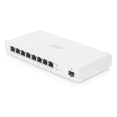 Switch PoE UBIQUITI UISP-S de 8 puertos GbE y conexión SFP
