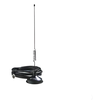 Antena móvil HUSTLER CMT-800 de banda ancha y montaje magnético