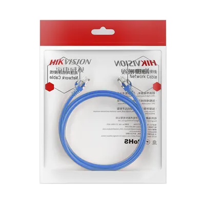 Cable de parcheo Hikvision DS-1NP6UEC0-200-B Cat. 6 de 2 metros